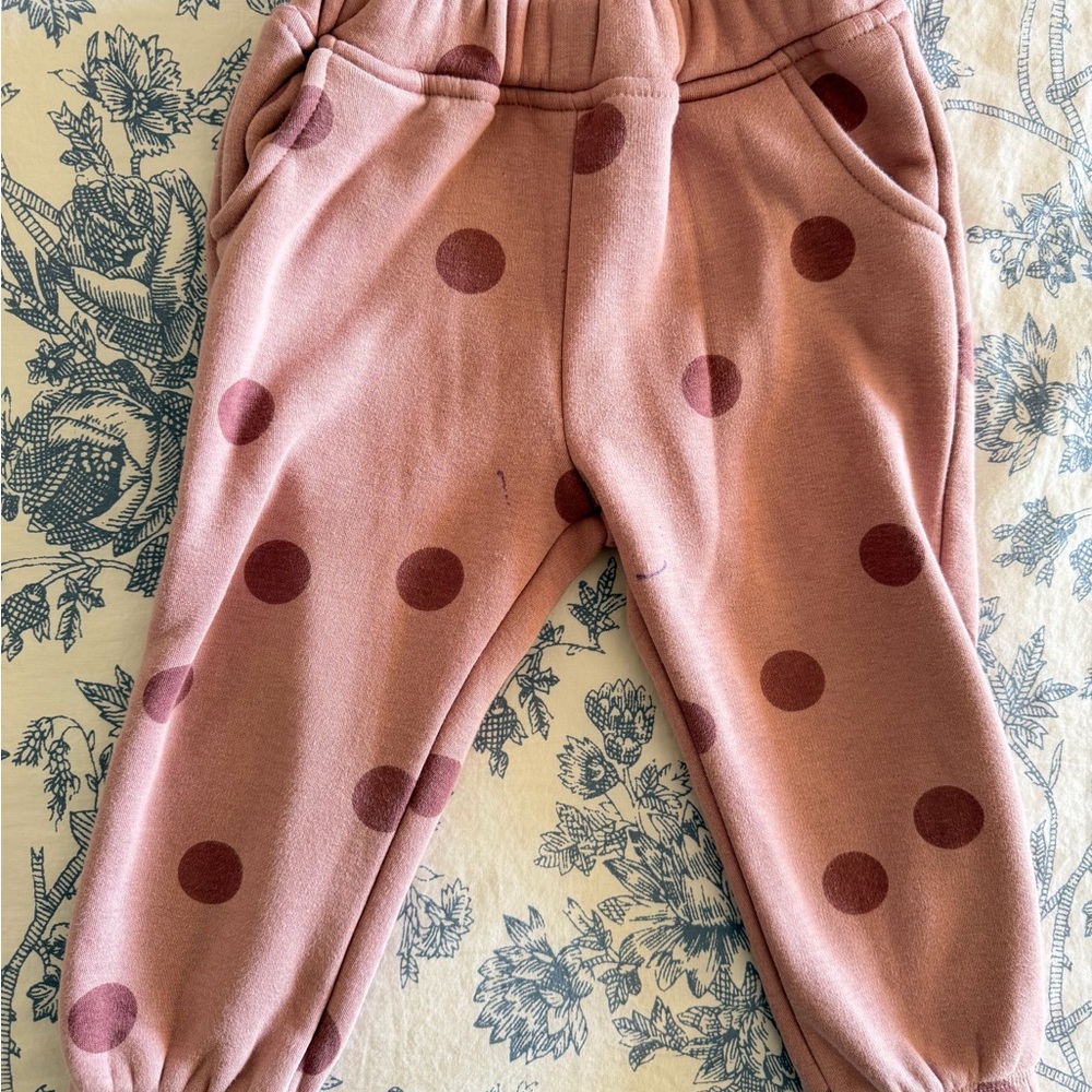 Zara Polka Dot Kids Bottoms - Pink